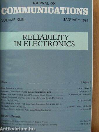Journal on Communications 1992. január-december/1993. január-december