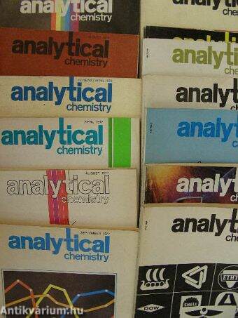 Analytical Chemistry 1974-1979 (vegyes számok, 13 db)