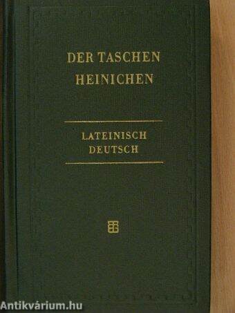 Lateinisch-deutsches taschenwörterbuch