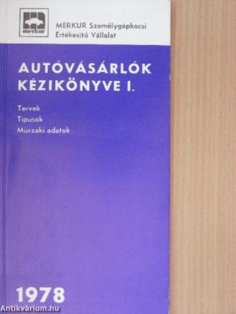 Autóvásárlók kézikönyve 1978/I.