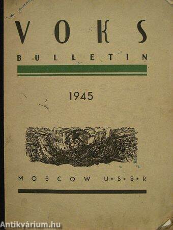 Voks Bulletin 1945. No. 1/2.