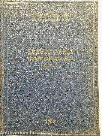 Szeged város fontosabb statisztikai adatai 1952-1955