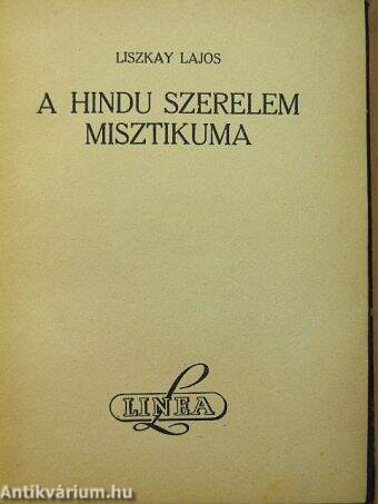 A hindu szerelem misztikuma