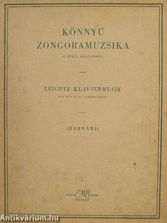 Könnyű zongoramuzsika a XVIII. századból