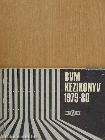 BVM kézikönyv 1979-80