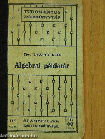 Algebrai példatár