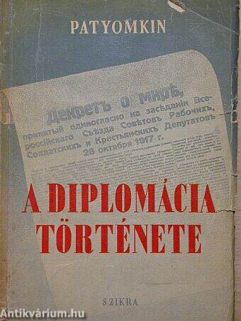 A diplomácia története 1919-1939