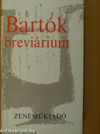 Bartók breviárium