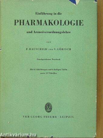 Einführung in die Pharmakologie und Arzneiverordnungslehre