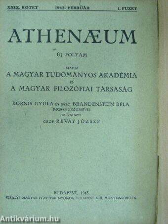 Athenaeum 1943. február