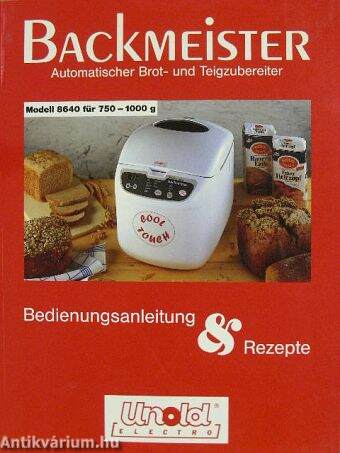 Backmeister Automatischer Brot- und Teigzubereiter
