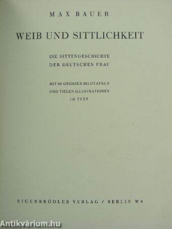 Weib und Sittlichkeit