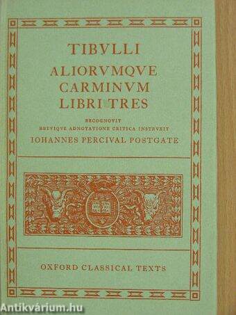 Aliorumque Carminum Libri Tres