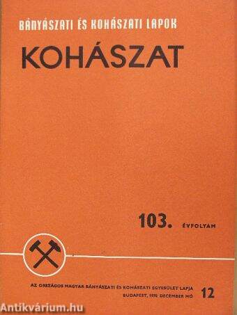 Bányászati és Kohászati Lapok - Kohászat 1970. január-december