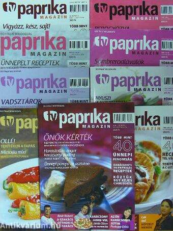 TV Paprika Magazin 2006-2009. (vegyes számok) (9 db)