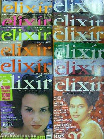 Új Elixír Magazin 1997., 1998., 1999., 2003. (vegyes számok) (12 db)