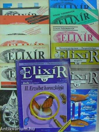 Elixír 1988-1989./Új Elixír Magazin 1992-1993. (vegyes számok) (13 db)