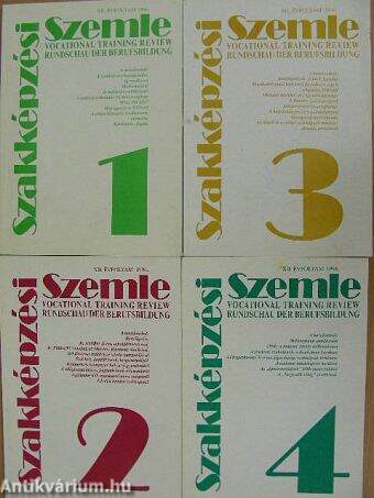 Szakképzési Szemle 1996/1-4.