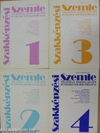 Szakképzési Szemle 1995/1-4.