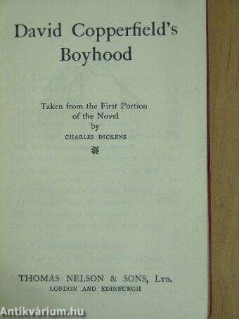 David Copperfield's Boyhood