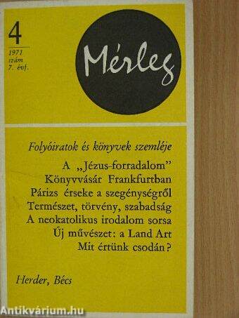 Mérleg 1971/4.