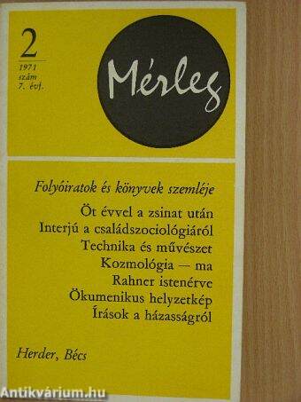 Mérleg 1971/2.