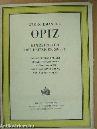 Opiz - Ein zeichner der Leipziger messe