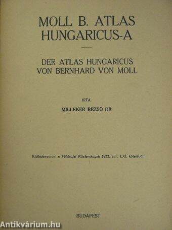 Moll B. Atlas Hungaricus-a