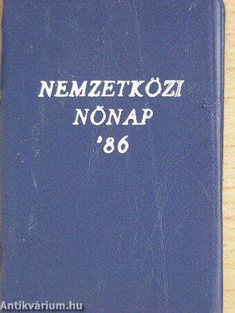 Nemzetközi Nőnap 1986 (minikönyv)