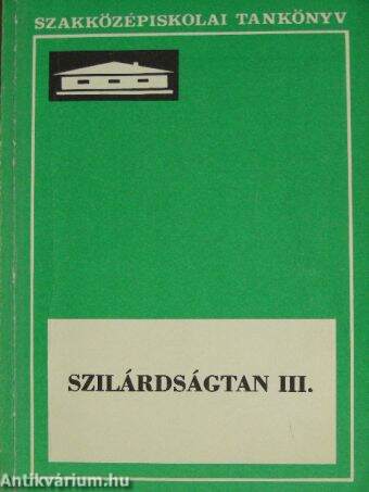 Szilárdságtan III.