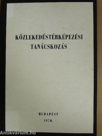 Közlekedéstérképezési tanácskozás