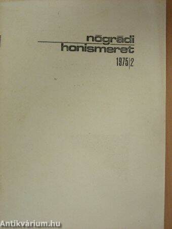 Nógrádi Honismeret 1975/2.