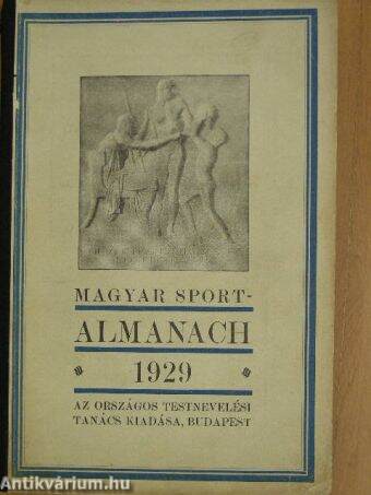 Magyar Sport Almanach 1929.