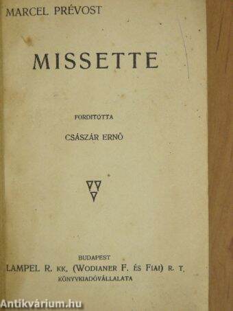 Missette/A szeleburdi/Romeo és Julia/Sire/III. Richard király/Dorrit kiasasszony