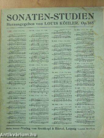 Sonaten-studien Op. 165 1.