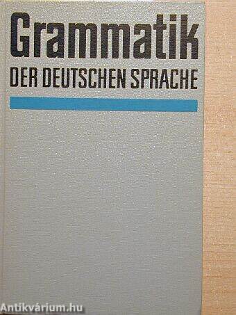 Grammatik der deutschen Sprache