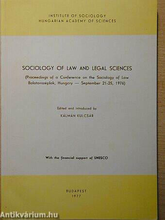 Sociology of Law and Legal Sciences