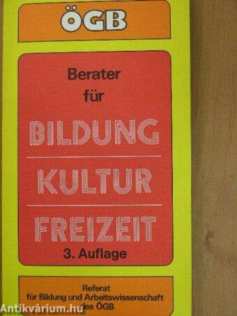 Berater für bildung, kultur, freizeit