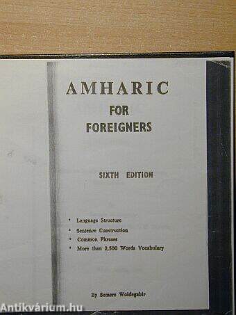 Amharic for foreigners