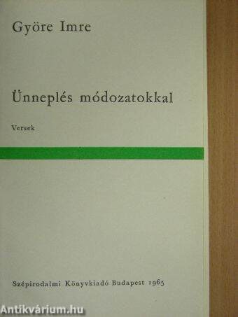 Ünneplés módozatokkal