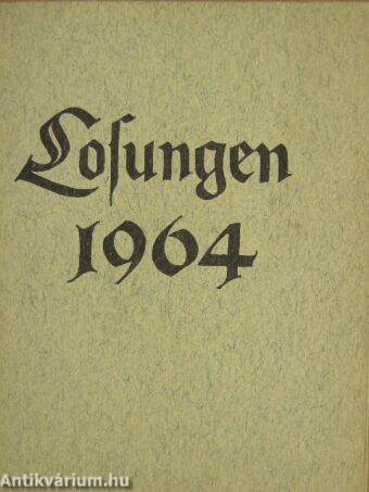 Losungen 1964