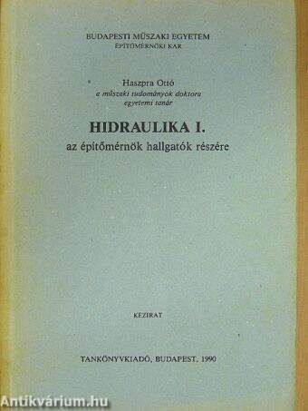 Hidraulika I.