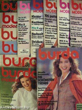 Burda/Burda Moden 1977-1989. (vegyes számok, 12 db)