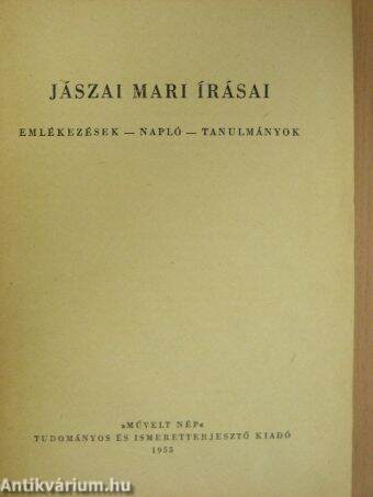 Jászai Mari írásai