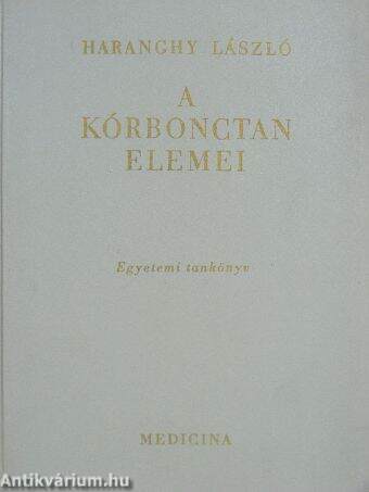 A kórbonctan elemei III. (töredék)