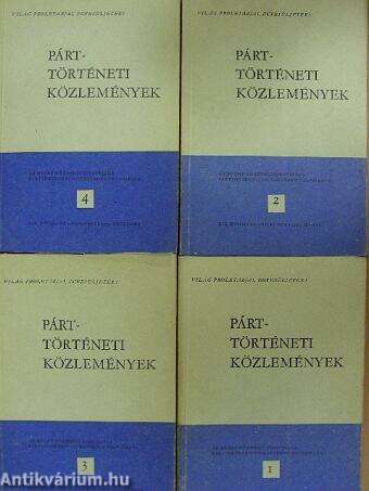 Párttörténeti Közlemények 1973/1-4.