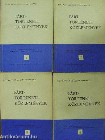Párttörténeti Közlemények 1974/1-4.
