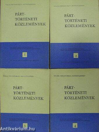 Párttörténeti Közlemények 1975/1-4.