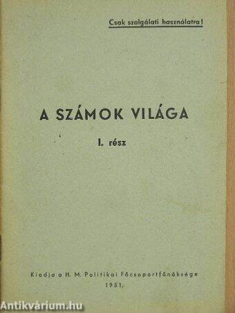 A számok világa I.