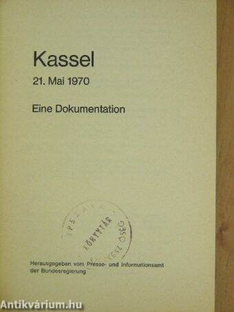 Kassel 21. Mai 1970